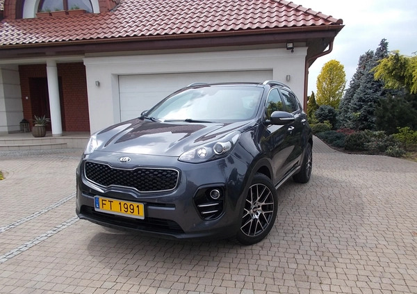 Kia Sportage cena 59800 przebieg: 133000, rok produkcji 2016 z Leszno małe 781